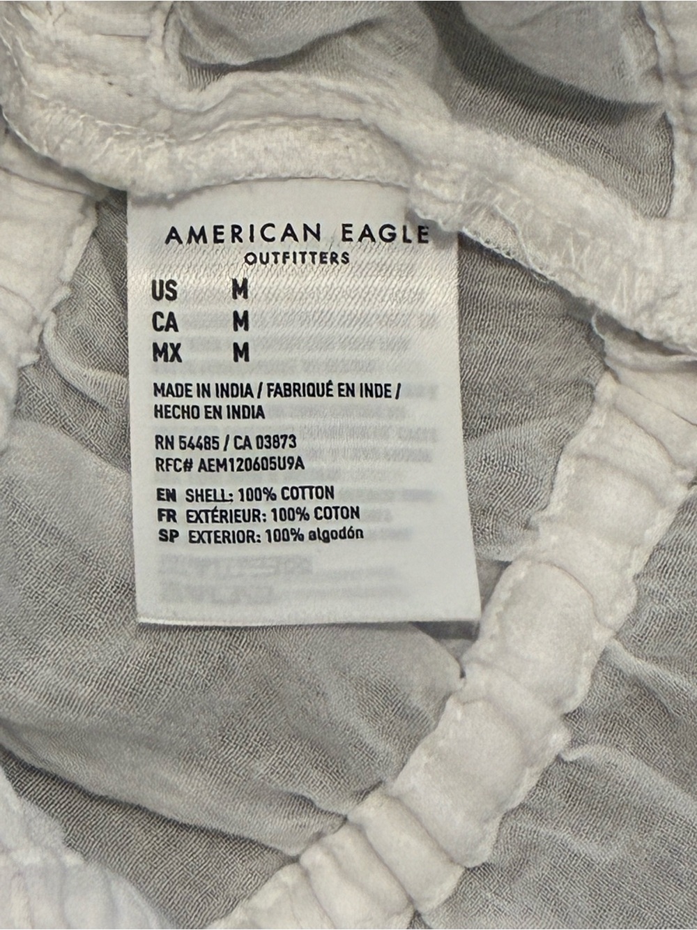 American Eagle Outfitters White Ruffle Tie-Front Camisole - Picture 4 of 6